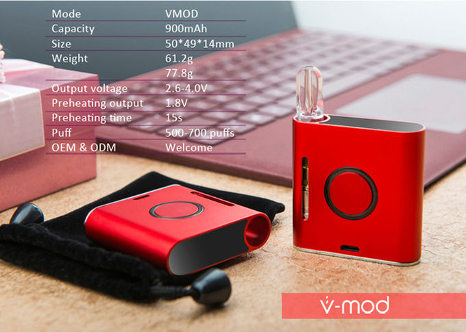 CBDのカートリッジのために再充電可能な900mAh電池のVape電池Mod VMODマイクロUSB